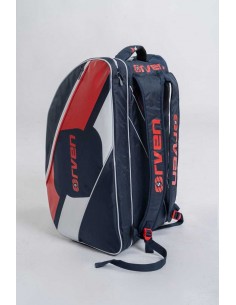Paletero de padel Orven Azul Rojo Blanco 22 2