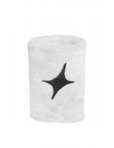 Muñequera Starvie Blanca Star Negra  |  Comprar Muñequera Starvie Blanca Star Negra | Oferta Muñequera Starvie Blanca Star Negra