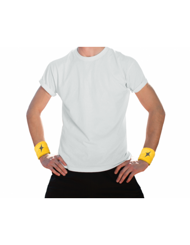 Muñequera Starvie Amarilla Star  |  Comprar Muñequera Starvie Amarilla Star Negra | Oferta Muñequera Starvie Amarilla Star Negra