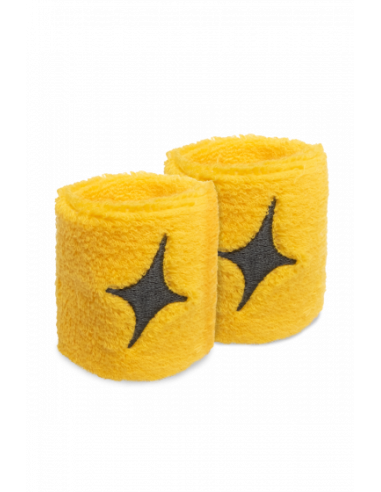 Muñequera Starvie Amarilla Star  |  Comprar Muñequera Starvie Amarilla Star Negra | Oferta Muñequera Starvie Amarilla Star Negra