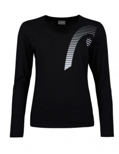 CAMISETA CLUB LINDA LS WOMEN NEGRA