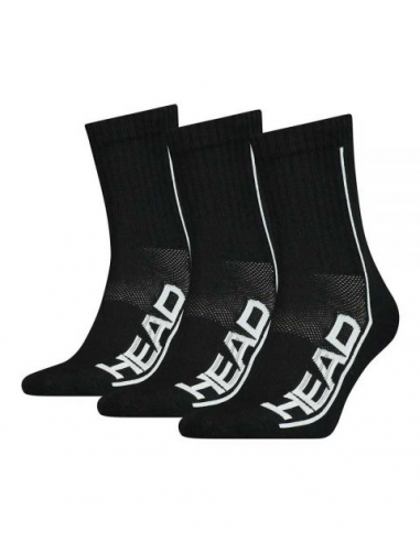 HEAD CALCETINES NEGRO 3PP