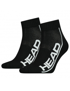 CALCETINES HEAD 2P PERFORMANCE QUARTER BLACK