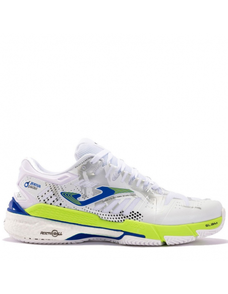 Zapatillas de Padel Joma Slam Men 24 White Lemon Fluor Royal