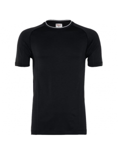 Camiseta Wilson M Team Seamless Crew Black