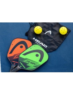 Pack de Palas Pickelball 2 Palas Flash + 2 Pelotas