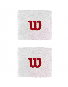 Muñequera Wilson Wristband logo Rojo