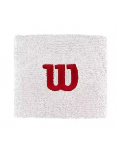 Muñequera Wilson Wristband logo Rojo 2