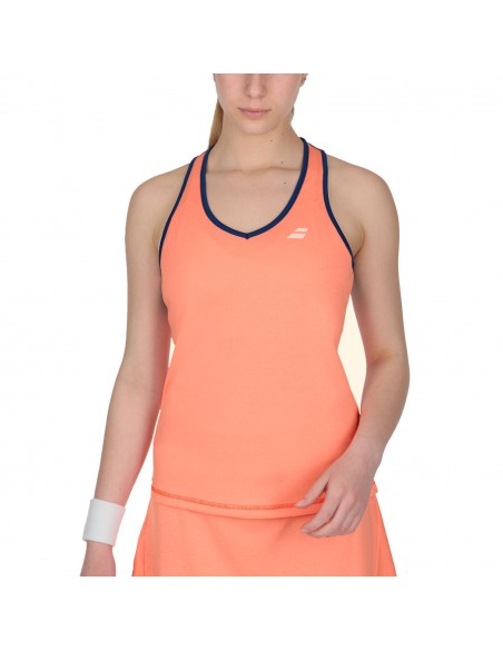 Tirantes Babolat Play Tank Top Women Fluo Strike/State Blue