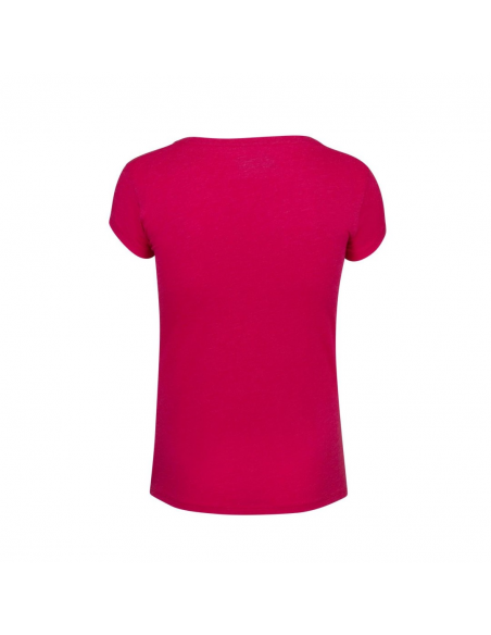 Camiseta Babolat Exercise Tee W Rojo Rosa