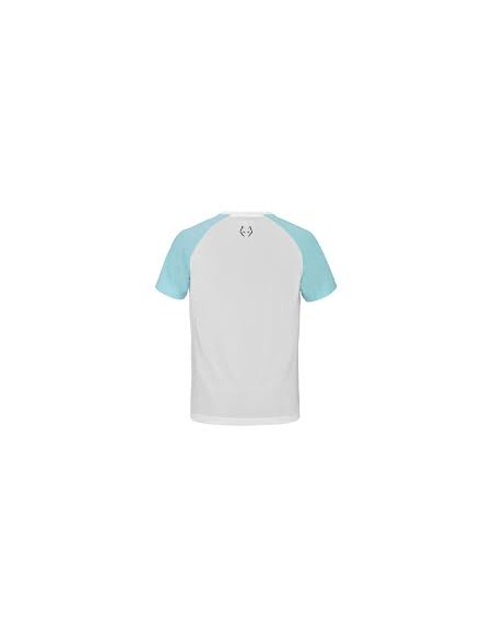 Camiseta Babolat Crew Neck Lebron Azul Claro Blanco