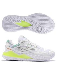 Zapatillas Joma Spin Lady 2402 White Green TILE 2402 2