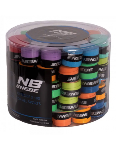 Tambor Overgrip Lisos Enebe 100 unidades Colores