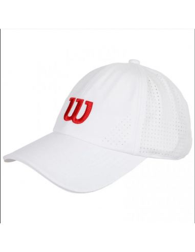 Gorra Wilson Blanca Logo Rojo 2025 Comprar