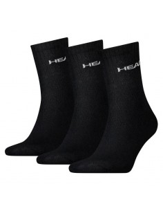 Calcetín Head Short Crew Negro 3PP 39-42