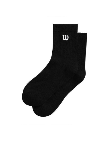 Calcetin Wilson Quarter Top Negro 1 Par Comprar