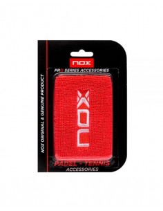 Accesorio de padel comprar Muñequera de padel Nox BLISTER ROJA 2 UD