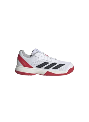 Zapatillas Adidas Courtflash K Tennis Kids Blanco/Negro