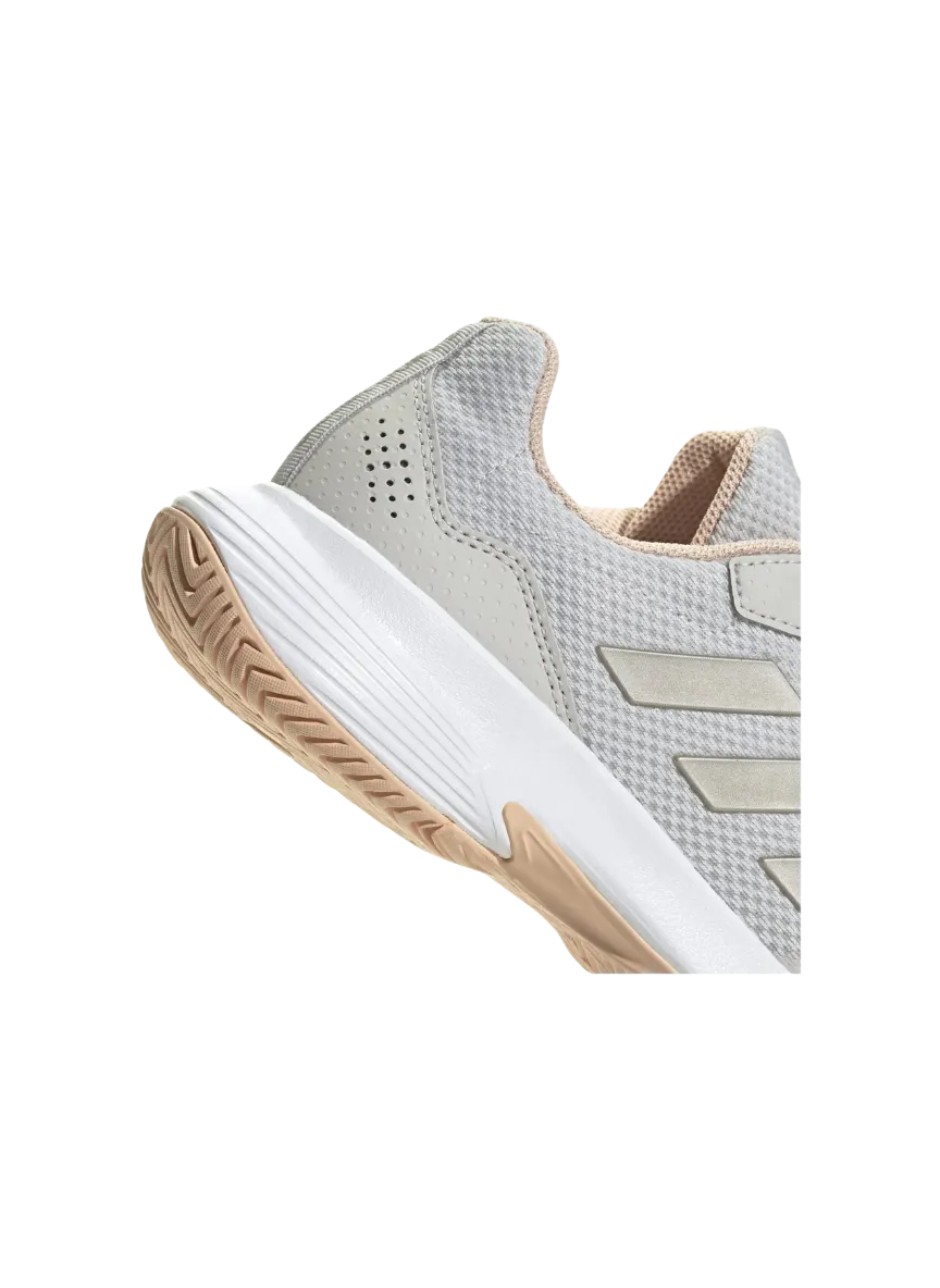 Zapatillas Adidas Gamecourt 2 Gris/Plateado Tennis Women - Imagen 2