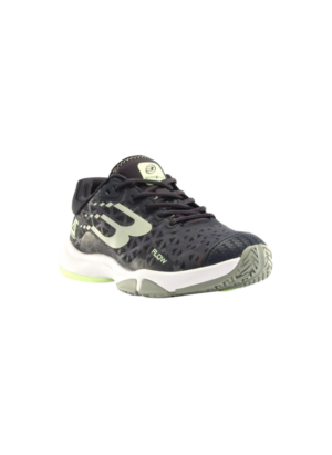 Zapatillas Bullpadel Flow 24V Negro/Eucalipto