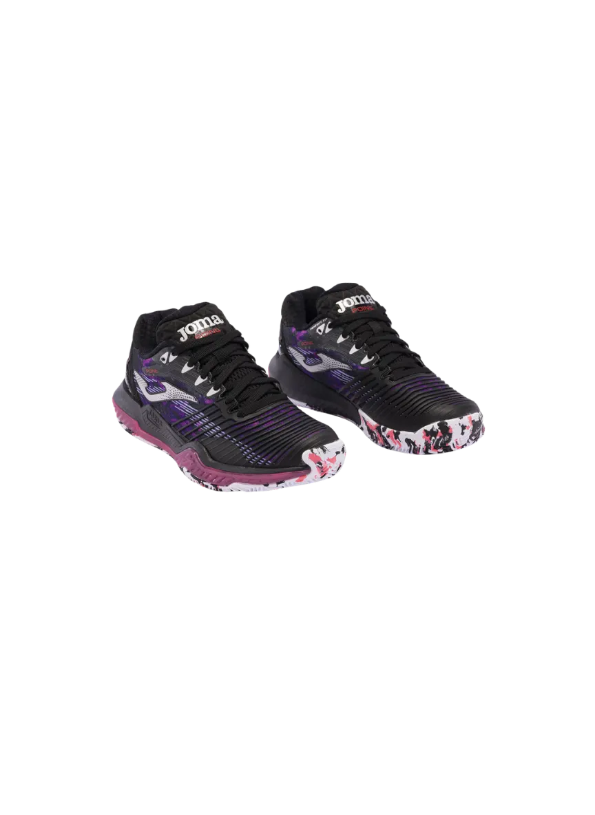 Zapatillas JOMA Point Lady 2401 Black Fuchsia - Imagen 2