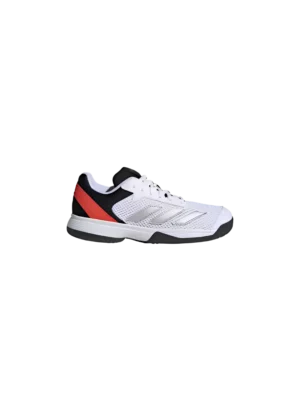 Zapatillas Adidas Courtflash K Tennis Kids Blanco/Plateado