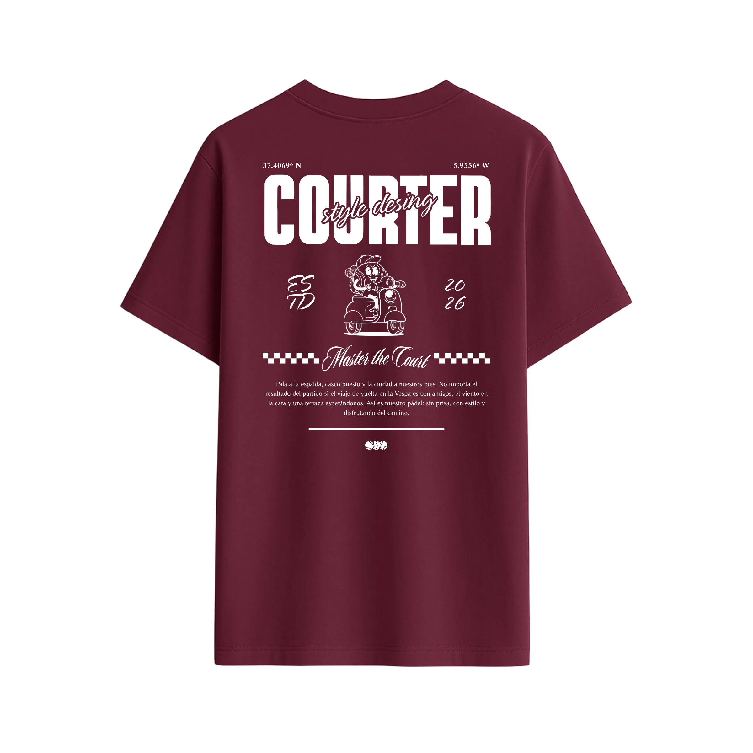Camiseta Courter Casual Vespa